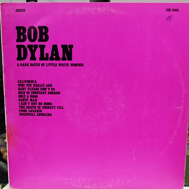 Bob Dylan ‎– A Rare Batch Of Little White Wonder - (Unofficial)