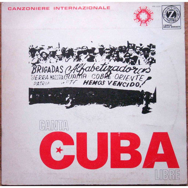 Canzoniere Internazionale ‎– Canta Cuba Libre