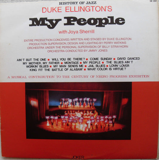 Duke Ellington – My People - Original Cast Album