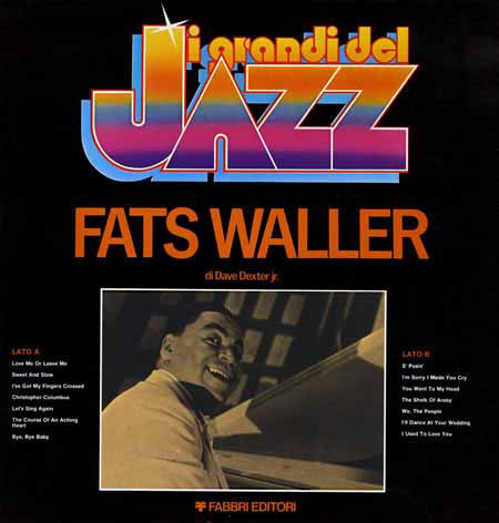 Fats Waller ‎– I Grandi Del Jazz