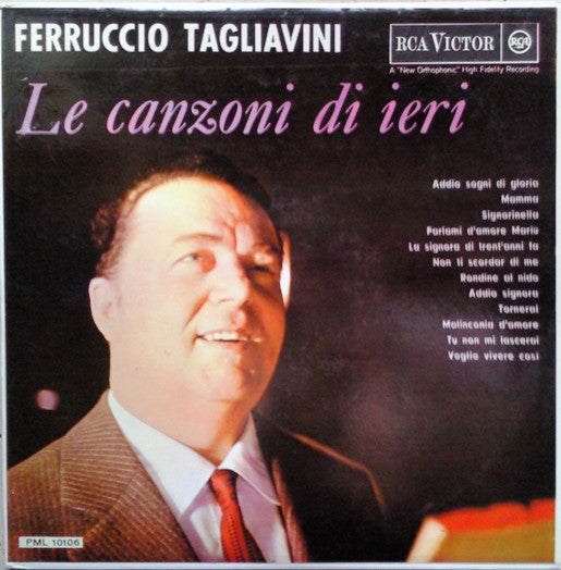Ferruccio Tagliavini ‎– Le Canzoni Di Ieri