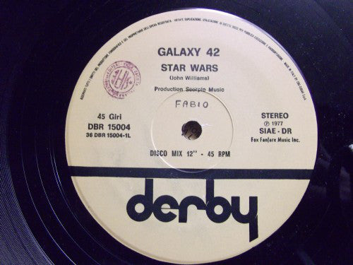 Galaxy 42 / Dynamite Band ‎– Star Wars / She's Dynamite