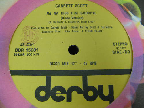 Garrett Scott ‎– Na Na Kiss Him Goodbye