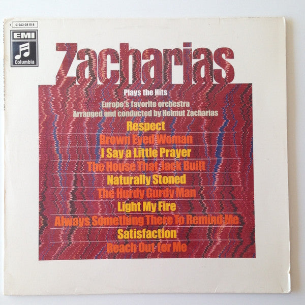 Helmut Zacharias ‎– Zacharias Plays The Hits