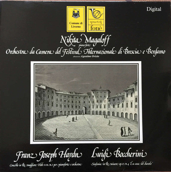 Joseph Haydn, Luigi Boccherini, Nikita Magaloff, Orchestra Da Camera Del Festival Internazionale Di Brescia E Bergamo ‎– Concerto In Re Maggiore Hob XVIII N.2 - Sinfonia In Re Minore Op.12 N.4 «La Casa Del Diavolo»