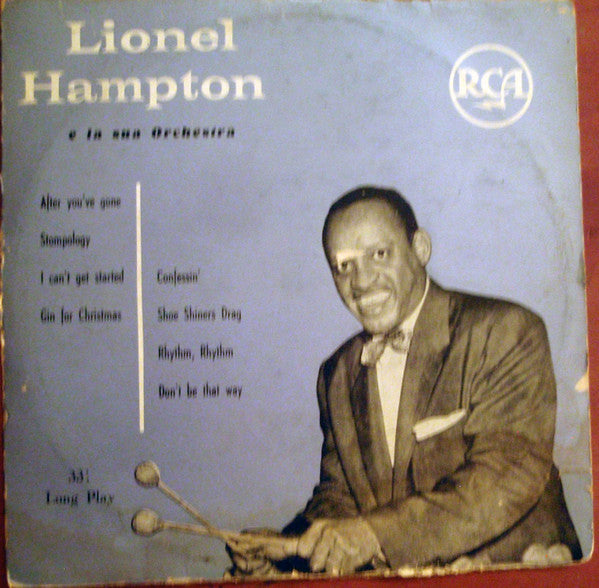 Lionel Hampton E la Sua Orchestra – Lionel Hampton E la Sua Orchestra - (10")