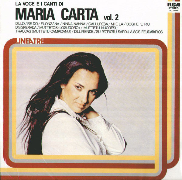 Maria Carta ‎– La Voce E I Canti Di Maria Carta Vol. 2
