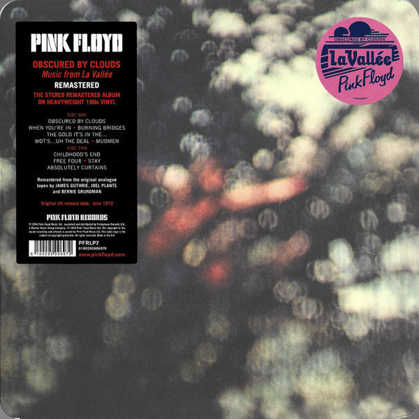 Pink Floyd – Obscured By Clouds (Music From La Vallée) - (nuovo)