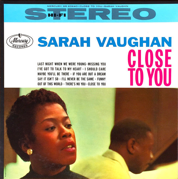 Sarah Vaughan – Close To You