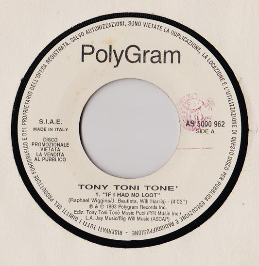 Tony Toni Toné / Gabrielle – If I Had No Loot / Dreams (promo) - (7")